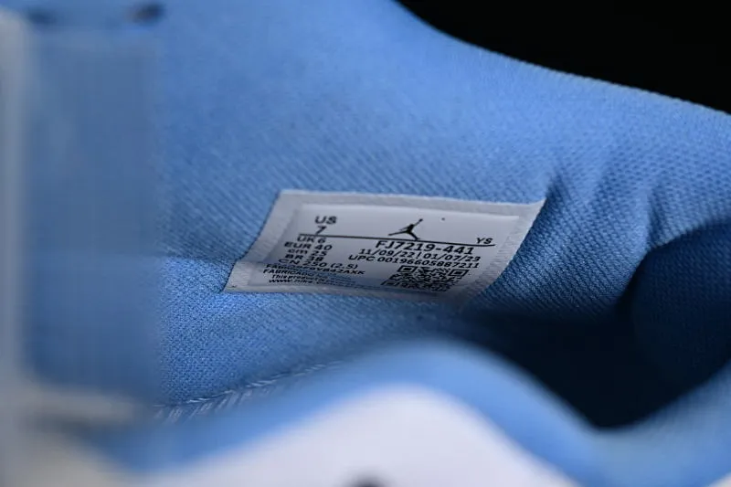 All categories Air Jordan Jordan series basketball shoes Air Jordan 1 Low Air Jordan 1 Low "Born To Fly" AJ1 Joe 1 Flame North Carolina Blue FJ7219-441